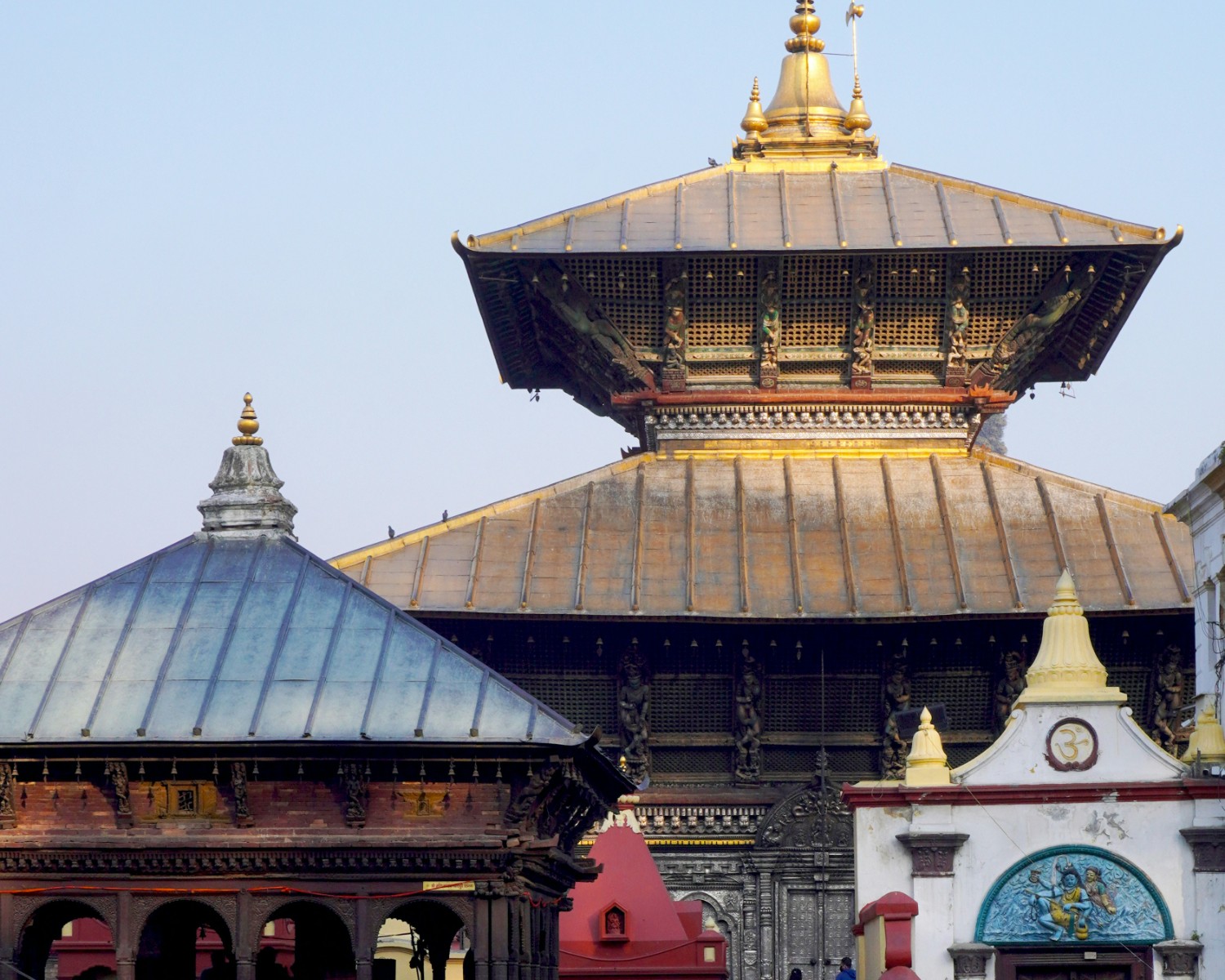 Pashupatinath Temple complex along Bagmati River