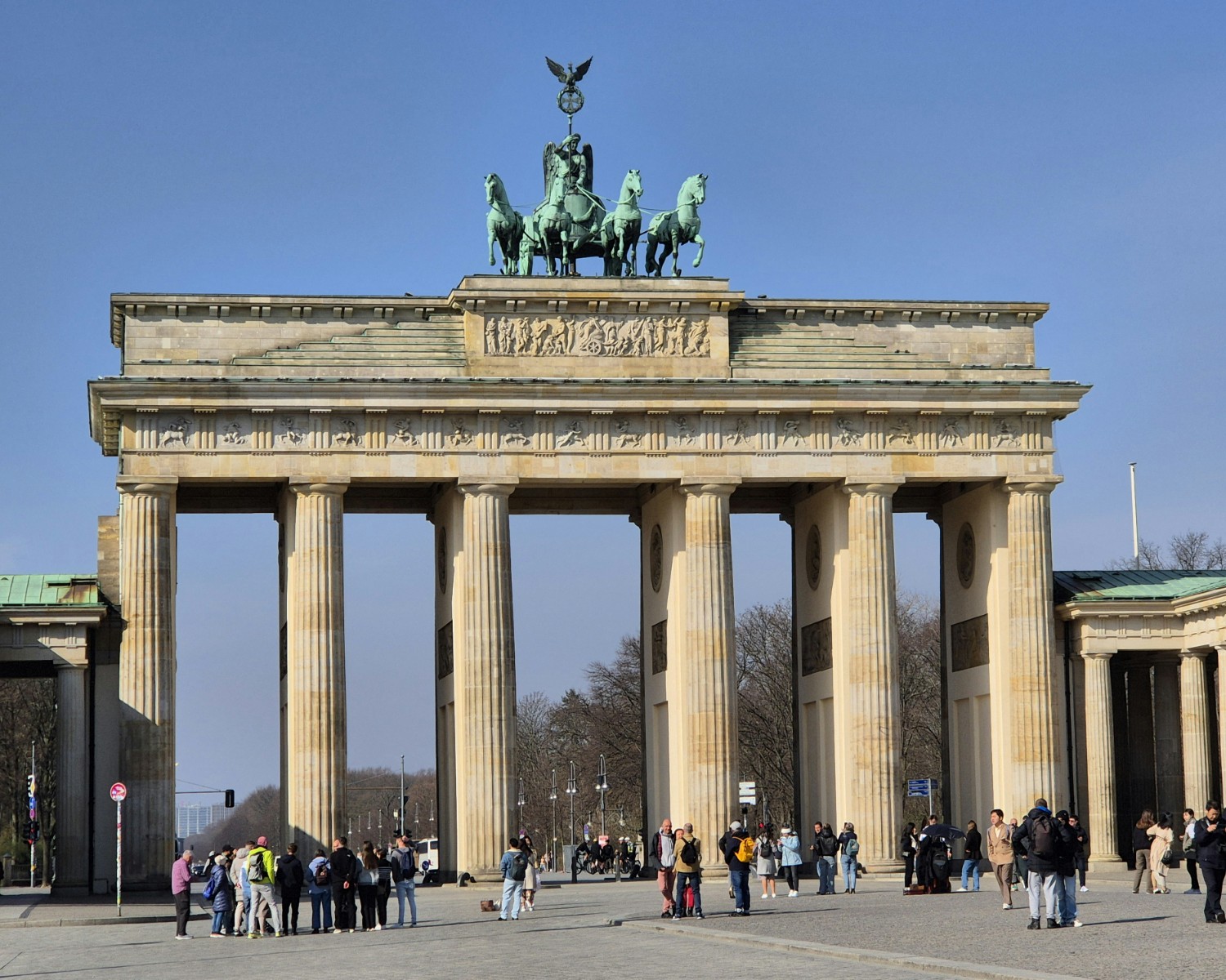 Brandenburg Gate—symbol of German reunification
